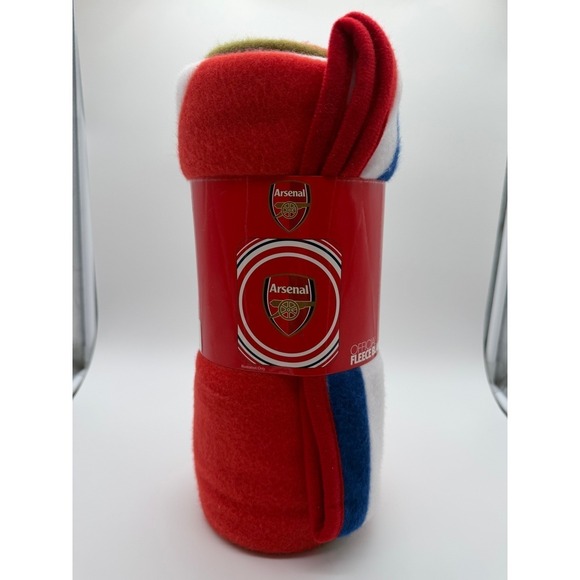Arsenal F.C. Fleece Blanket PL 125 New 0090 - Picture 2 of 5
